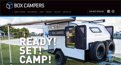 Desktop Screenshot of boxcampers.com